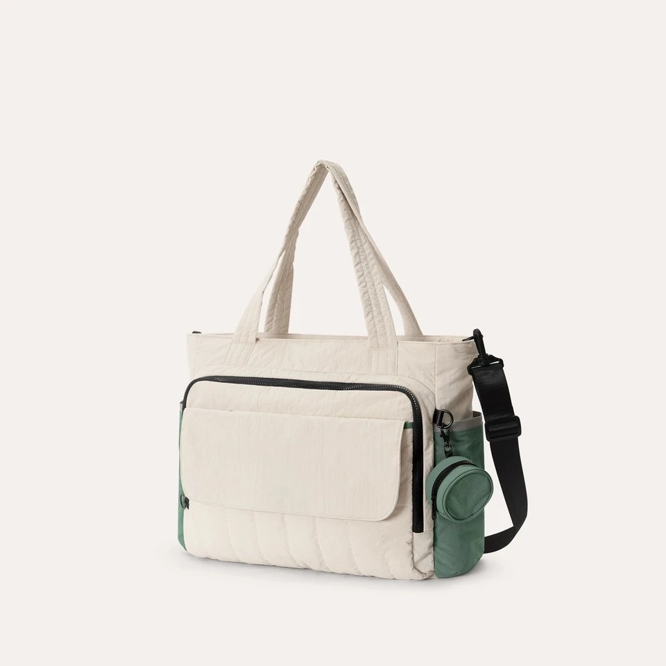 Custom Logo Quilted Puffy Mommy Bag suppliers