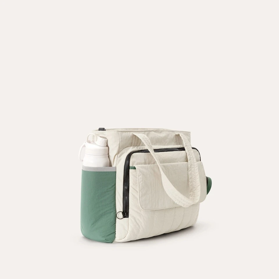 Custom Logo Quilted Puffy Mommy Bag high quality