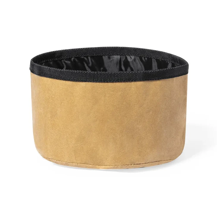 Custom Washable Kraft Paper Dog Bowl