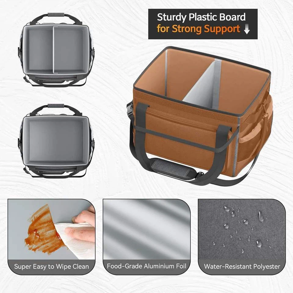 Foldable BBQ Organiser With Tissue Holder high quality