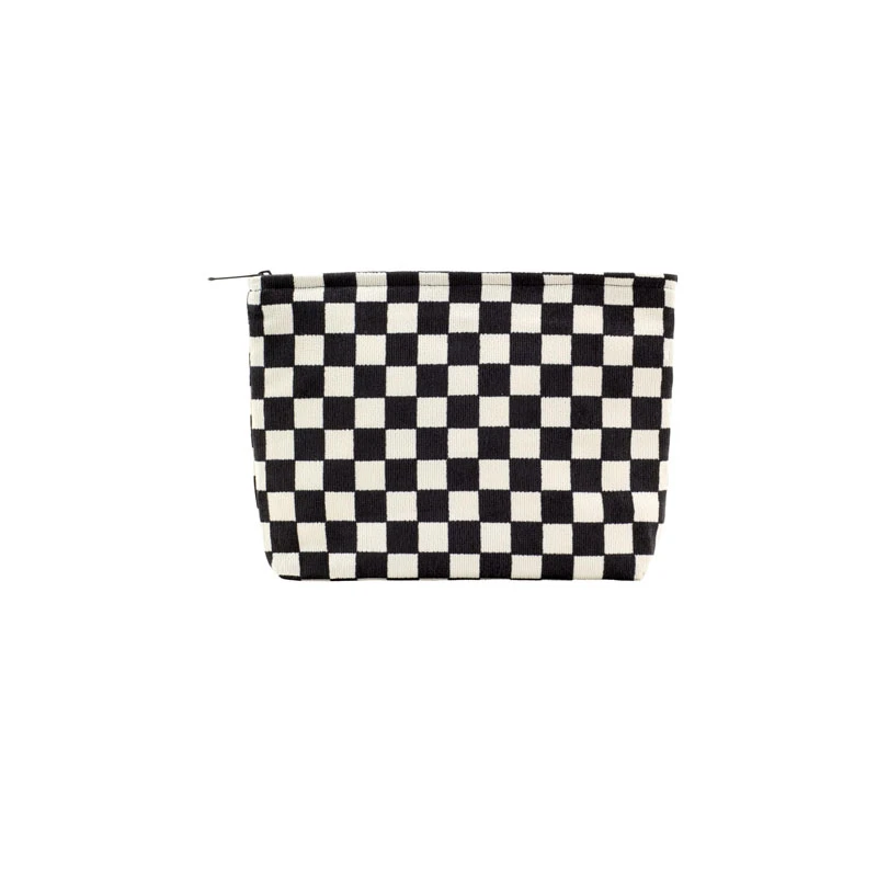Custom Lattice Print Cosmetic Makeup Bag 1 Custom Lattice Print Cosmetic Makeup Bag 1