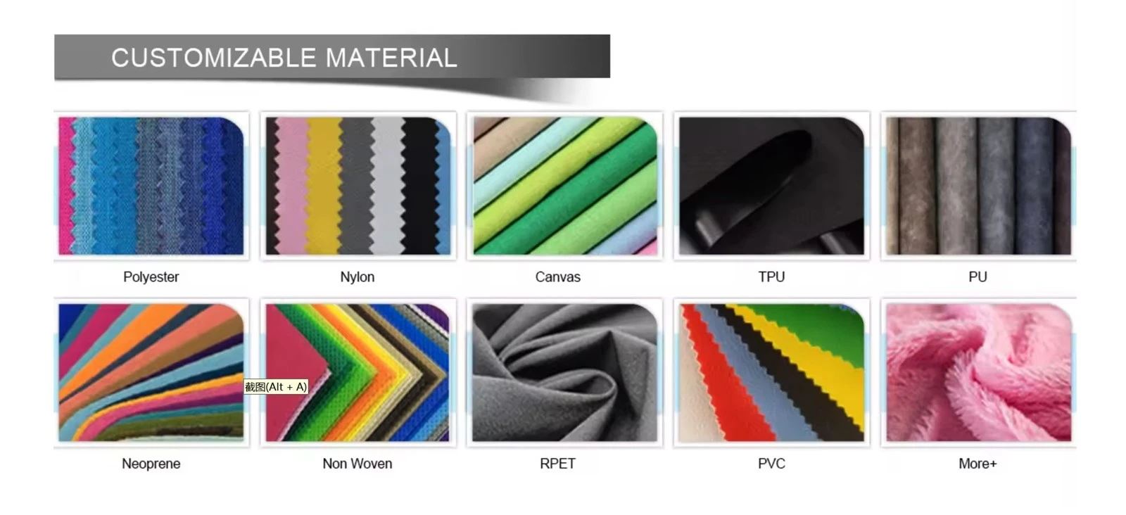 Custom Materials for Cosmetic Makeup Bags Custom Materials for Cosmetic Makeup Bags